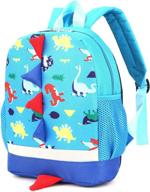 children backpack little preschool dinosaur logo
