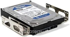 img 4 attached to 📁 Крепление для жесткого диска HDD для установки 3.5-5.25 дюймов в отсеке из металла