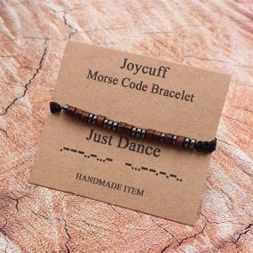 img 2 attached to 🎁 Stylish and Meaningful Morse Code Bracelets: Perfect Gifts for Women, Men, and Loved Ones!