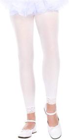 img 2 attached to 🖤 Stylish ToBeInStyle Girls Opaque Leggings in Black for Girls' Clothing, Socks & Tights