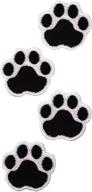 wrights black paws iron appliques logo