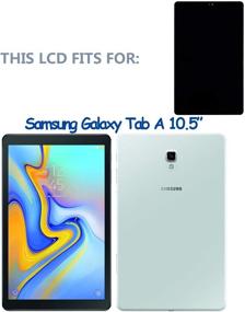 img 2 attached to 🔍 Enhanced SEO: Swark LCD Compatible with Samsung Galaxy Tab A 10.5 SM-T590 SM-T595 (Wi-Fi), Black - Touch Screen Digitizer Replacement