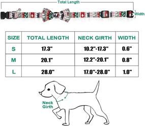 img 1 attached to 🎀 Vaburs Christmas Bow Tie Dog Collar - Adjustable, Durable, and Comfortable Collar for Dogs Cats - Soft Buckle Light Collar for Pets