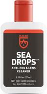 1.25 fl oz gear aid sea drops anti-fog and cleaner for dive and snorkel masks - enhance your visibility and maintain optimal gear performance logo