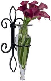 img 1 attached to 🏠 Decorate Your Home with Danya B. A043-C Wall Mount Fleur de Lis Flower Vase Sconce