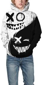 img 2 attached to FLYCHEN Fashion Printed Sweatshirt Pullover Boys' Clothing for Fashion Hoodies & Sweatshirts