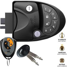 img 3 attached to 🔒 RVLock V4 Keyless Entry Handle: Enhanced Security with Integrated Keypad & Fob