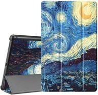 🌌 fintie slimshell case for samsung galaxy tab a 10.1 2019 - stylish ultra thin stand cover (starry night) logo