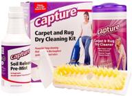 🧼 capture carpet total care kit 100: ultimate solution for home couch and upholstery, car rug, dogs & cats - powerful odor eliminator, stain spot remover | non liquid & chemical-free logo