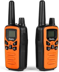 img 1 attached to Rivins Walkie Talkies For Adults Long Range Handheld Two Way Radio 6 Pack 22 Channel FRS Walkie Talkie With VOX Scan