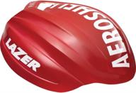 lazer z1 aeroshell red white logo