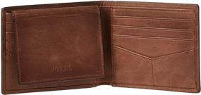 img 1 attached to 👜 Fossil Sliding Wallet - Stylish and Practical Derrick Brown Design