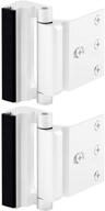 🔒 ultimate home security door lock: childproof reinforcement lock, 3" stop, 4 screws, 800 lb strength for inward swinging door - upgrade night lock to defend your home логотип