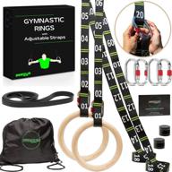 🤸 awegym adjustable gymnastic rings 1.1" olympic rings - full body workout equipment for home, outdoor, crossfit & garage training логотип