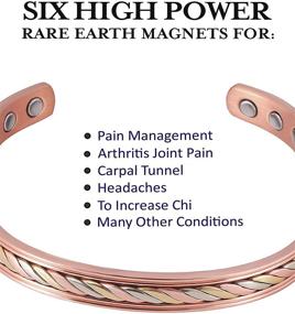 img 1 attached to Bracelet Magnetic Therapy Magnets Pathways Wellness & Relaxation