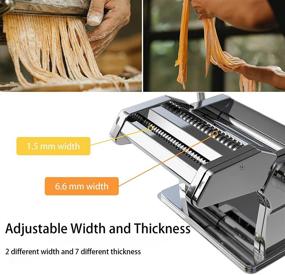 img 2 attached to Cooks Aid Adjustable Thickness Fettuccine