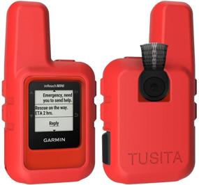 img 4 attached to 📲 Превосходный силиконовый защитный чехол для Garmin inReach Mini - необходимый аксессуар для портативного спутникового коммуникатора от TUSITA