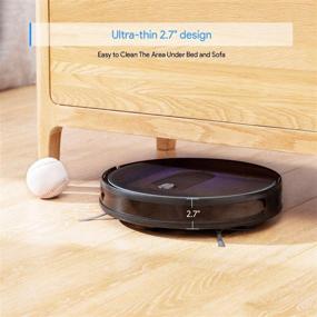 img 1 attached to 🤖 Bagotte Robot Vacuum Cleaner: 2000Pa Strong Suction, Smart Self-Charging, Pet Hair Cleaning, Quiet Operation. Perfect for Hard Floors, Carpets & More!