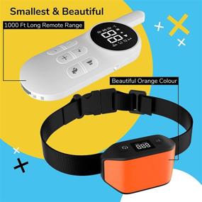 img 2 attached to Waterproof Rechargeable Electric Dog Training Collar with Remote - Pet Behavior Trainer Using Vibration, Beep, and Shock Modes - E-collar for Small, Medium, and Large Dogs