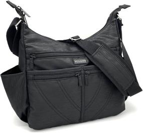 img 4 attached to Легкие сумки и кошельки Voyanni для женщин с регулируемым плечевым ремнем, защитой от кражи и многофункциональными карманами