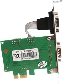 img 1 attached to IO Crest SI-PEX15037: Высокопроизводительный 2-портовый серийный PCI-e 1.0 х 1 с полной и низкопрофильными кронштейнами - Купить сейчас!