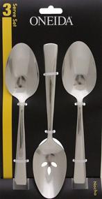 img 1 attached to 🍴 Oneida Nocha Serving Spoons Set: Elevate Your Dining Experience with Style and Function