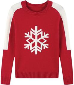 img 4 attached to 🎄 Christmas Boys' Clothing Adory Sweety Jacquard Pullover