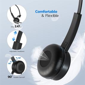 img 3 attached to 🎧 Nulaxy USB Headsets with Microphone - Clear Sound & Noise Cancelling for PC, Laptop, and Phone