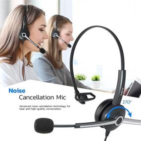 img 1 attached to 🎧 Nulaxy USB Headsets with Microphone - Clear Sound & Noise Cancelling for PC, Laptop, and Phone