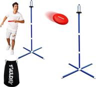 joyin frisbee game set - outdoor family games for adults and kids, 2 frisbees, 2 bottle stands & carry bag - fun flying disc toss game for lawn & yard - ideal gifts for teenage girls & boys логотип