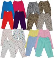 👖 stylish and comfortable: tobeinstyle girls 4 pack casual relaxed pants & capris for girls' clothing logo
