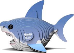 img 2 attached to Пазл EUGY Shark из экологически чистой бумаги