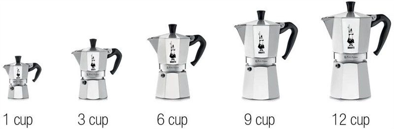 Bialetti 6800 Moka Express 6-Cup Stovetop Espresso Maker w/Replacement  Gasket and Filter for 6 Cup