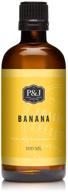 🍌 premium grade banana fragrance oil - 100ml/3.3oz - scented oil for enhanced aromatherapy logo