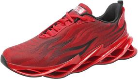 img 4 attached to 👟 High-Performance Azooken Men's Tennis Shoes: Breathable, Lightweight Footwear for Sports and Jogging