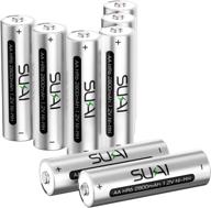 🔋 sukai rechargeable aa batteries: 2800mah 1.2v, low-self discharge, 1200x recycling times - pack of 8 logo