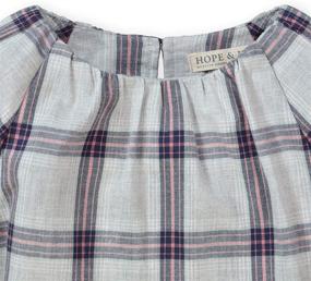 img 2 attached to 👗 Stylish and Chic: Hope Henry Girls' Ruffle Sleeve Girls' Clothing Collection