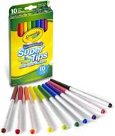 🖍️ crayola super tips washable markers, assorted colors, 10-count logo