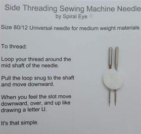 img 3 attached to 🧵 Spiral Eye Side Threading Needle: Simplify Sewing with Innovative Design