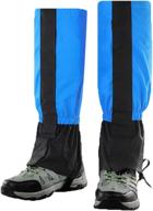 👦 luwint waterproof kids leg boot gaiters: top-notch protective gear for 6-12 yrs old girls and boys in hiking, hunting, and climbing activities логотип