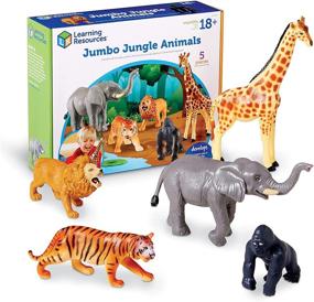 img 4 attached to Learning Resources Jumbo Jungle Animals