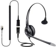 🎧 premium single ear noise canceling headset for call center/office - compatible with cisco 6000, 7800, 8000 series phones and popular models 7940, 7941, 7942, 7945, 7960, 7961, 7962, 7965, 7970, 8841 - qd cable included logo