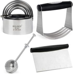 img 4 attached to HULISEN Stainless Biscuit Scraper Professional