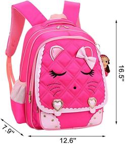 img 2 attached to 🎒 Waterproof Student Backpack Bookbag for Primary School Students