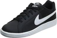 👟 nike women's court royale black/white casual shoe - size 7.5 us women logo