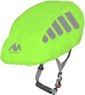 🚴 ayamaya reflective strip waterproof bike helmet cover: high visibility cycling bicycle rain cover - windproof, dustproof, breathable and water resistant for road biking gear logo