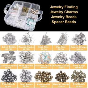 img 2 attached to 📿 All-in-One Jewelry Making Kit: EuTengHao Jewelry Making Supplies, Great Gift for DIY Enthusiasts