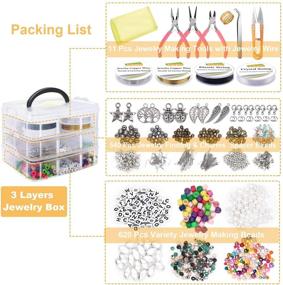 img 3 attached to 📿 All-in-One Jewelry Making Kit: EuTengHao Jewelry Making Supplies, Great Gift for DIY Enthusiasts