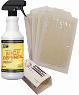 🐭 32oz exterminators choice mice defense spray with 6 glue traps - natural, non-toxic mouse repellent for quick and easy pest control. safe around kids & pets. logo