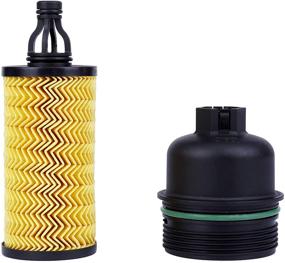 img 4 attached to ONER Oil Filter and Housing Cap Assembly for 2014-2019 Maserati Ghibli, Quattroporte, and Levante V6 3.0L - Replaces #311401, 298939